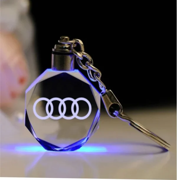 Audi led crystal keyholder